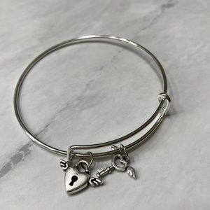 Key and Lock Adjustable Bangle